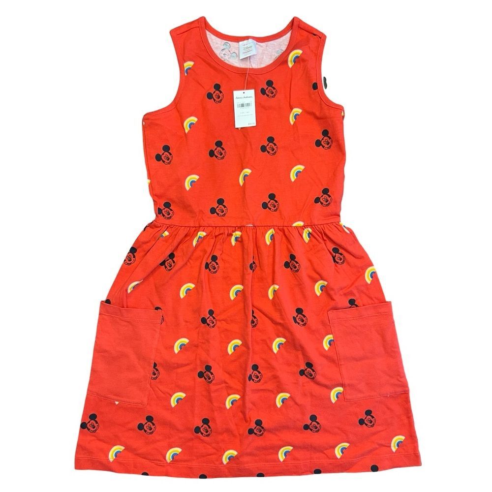 NWT Hanna Andersson Disney Mickey Mouse Dress Size 140 US 10 (G3)